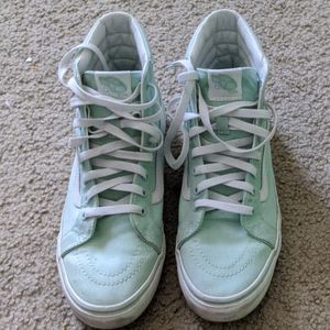 Mint High Top Vans